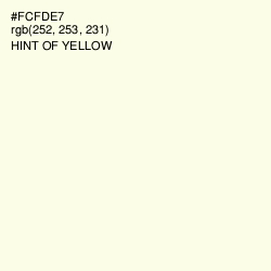 #FCFDE7 - China Ivory Color Image